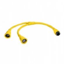 HUBBELL HBL64CM55 Y Adapter 2 50A 125V Cords %2D 50A 250V