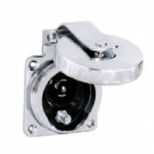 HUBBELL HBLPHTVSS Phone and Tv Inlet Round Stainless Steel