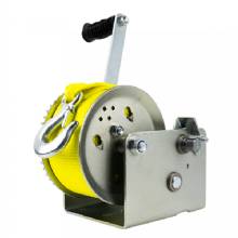 POWERWINCH Utility Series Winch 3 200lb 2 Speed 9 in Crank Arm %2D Zinc
