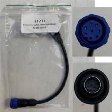 ECHOPILOT Converter Cable Blue Bulgin to old 8-Pin Mini Din