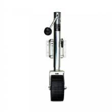 POWERWINCH Saltwater Series Jack %2D 1200lb Weld%2DOn Single Wheel Wide Zinc 500 plus HR Salt Spray