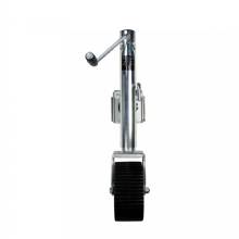 POWERWINCH Utility Series Jack %2D 1500lb Weld%2DOn Single Wheel Wide Zinc