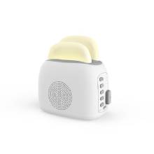 PRIORITY PRODUCTS Toaster%2DShaped Sleeping Machine with Bluetooth Speaker and Night%2DLight White