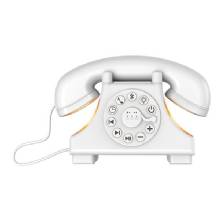 PRIORITY PRODUCTS RETRO TLPHN SLP SPKR WHT