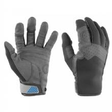 MUSTANG SURVIVAL Traction Closed Finger Gloves %2D Grey and Blue %2D Large