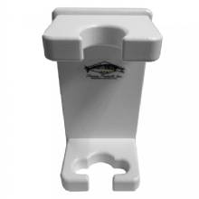 DEEP BLUE MARINE Boga Grip Holder %2D Suction Mount or Screw Mount %2D White