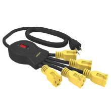 STANLEY PowerSquid 5%2DOutlet Multiplier with 3%2DFt Cord