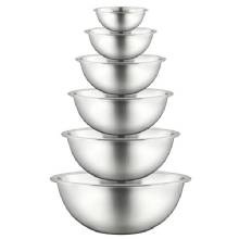 NUTRICHEF Stainless Steel Mixing Bowl Set