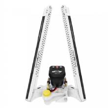 POWER%2DPOLE Blade ONE Pump BLS Shallow Water Anchor System %2D 8 ft %2D Dual Blade %2D White