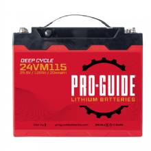 PRO%2DGUIDE Alpha Series Lithium Battery %2D 24V %2D 115AH %2D Group 31 Tall