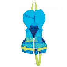 FULL THROTTLE Infant Nylon Life Jacket %2D Aqua and Neon Green