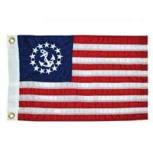 TAYLOR MADE 12 inch x 18 inch Deluxe Sewn US Yacht Ensign Flag