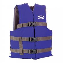 STEARNS Adult Life Vest USCG Approved Type III PFD %2D Blue %2D Standard Fit