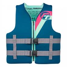 FULL THROTTLE Adult Rapid%2DDry Life Jacket %2D S and M %2D Aqua