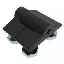 SOUTHCO Adjustable Torque Hinge Symmetric Torque Small Size Acetal Copolymer Natural Black