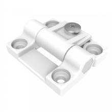 SOUTHCO Adjustable Torque Hinge Symmetric Medium Size Acetal Copolymer Natural White