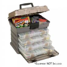 PLANO Guide Series Stowaway Rack Tackle Box System %2D Graphite and Sandstone