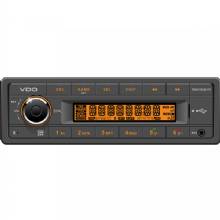 VDO 24V Radio w and FM RDS Tuner MP3 and WMA and USB and Bluetooth %2D Orange Illumination