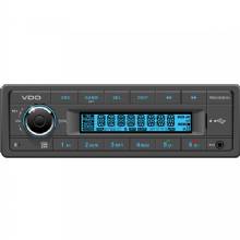 VDO 24V Radio w and FM RDS Tuner and MP3 and WMA and USB and Bluetooth %2D Blue Illumination