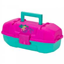 PLANO Youth Mermaid Tackle Box %2D Pink and Turquoise