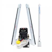 POWER%2DPOLE Blade ONE Pump BLS Shallow Water Anchor System %2D 10 ft %2D Dual Blade %2D USA Themed Color