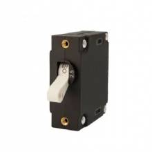 EGIS A Series White Toggle Panel Mount Circuit Breaker Single Pole AC and DC 25 Amp Retail Pack