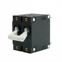 EGIS A Series White Toggle Panel Mount Circuit Breaker Dual Pole AC 20 Amp Retail Pack