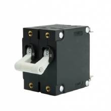 EGIS A Series White Toggle Panel Mount Circuit Breaker Dual Pole AC 30 Amp Retail Pack
