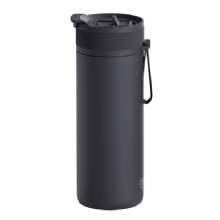 ASOBU 20%2DOz Aspen Insulated Water Bottle Black