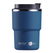 ASOBU 12%2DOz Coffee Express Insulated Travel Mug Blue