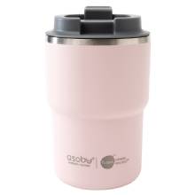 ASOBU 12%2DOz Coffee Express Insulated Travel Mug Pink