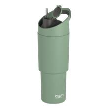 ASOBU 32%2DOz Cosmic Insulated Water Bottle Basil Green