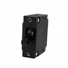 EGIS A Series Black Toggle Panel Mount Circuit Breaker Single Pole AC and DC 5 Amp Retail Pack