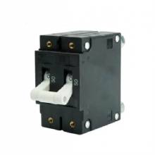 EGIS C Series White Toggle Panel Mount Circuit Breaker Double Pole AC 50 Amp Retail Pack