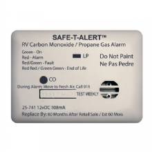 SAFE%2DT%2DALERT 25 Series Surface Mount Dual Carbon Monoxide and Propane Alarm %2D 12V Hardwire %2D White
