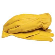 BLACKCANYON BlackCanyon Outfitters 100 Percent Buffalo Leather Work Gloves Reinforced Mens Work Gloves with Palm Patch for Truck Driving Warehouse Landscaping%2DXL
