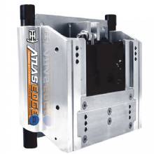 T H MARINE ATLAS EDGE 12 in Set Back Hydraulic Jack Plate %2D Classic %2D Silver
