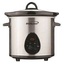 BRENTWOOD APPLIANCES 3%2DQt 170%2DWatt Slow Cooker Stainless Steel