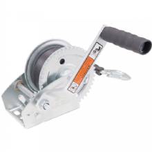 LOAD RITE Single%2DSpeed Trailer Winch %2D 1100lbs %2D 20 ft Strap %2D 7 in Handle