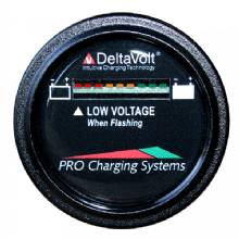 DUAL PRO Battery Fuel Gauge %2D DeltaView Link Compatible %2D 24V System 2%2D12V Batteries 4%2D6V Batteries