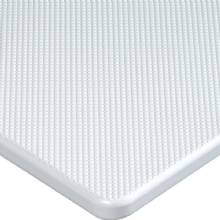 TACO METALS Starboard Anti%2DSkid Marine Lumber %2D 12 inch x 27 inch x 1 and 2 inch %2D White
