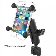 RAM Mount Torque 3 and 8 inch %2D 5 and 8 inch Diameter Mini Rail Base with 1 inch Ball Medium Arm and X%2DGrip for Phones