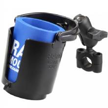 RAM Mount Torque 3 and 4 inch %2D 1 inch Diameter Handlebar and Rail Base with 1 inch Ball SHORT Arm and Level Cup