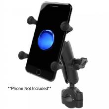 RAM Mount Torque 3 and 4 inch %2D 1 inch Diameter Handlebar and Rail Base with 1 inch Ball Medium Arm and X%2DGrip for Phones