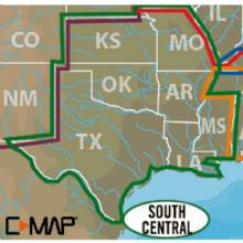 LOWRANCE C%2DMap Lake Insight HD South Central %2D United States