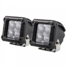 HEISE 4 LED Cube Light %2D Flood %2D 3 inch %2D 2 Pack