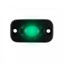 HEISE Auxiliary Accent Lighting Pod %2D 15 inch x 3 inch %2D Black and Green