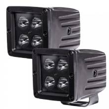 HEISE Blackout 4 LED Cube Light %2D 3 inch %2D 2 Pack