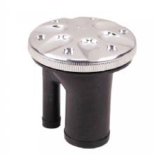 PERKO 0591 Vented Fill f and 1%2D1 and 2 inch Hose %2D Straight Neck %2D Chrome