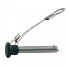 TACO METALS Stainless Steel Pin and Lanyard w and Plastic Knob